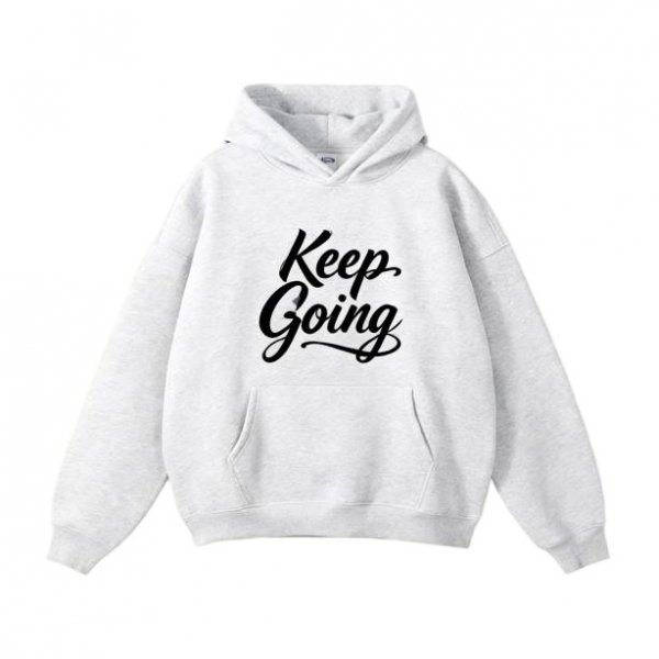Best-Selling Gray Oversize Hoodie with Vintage Logo Print – Timeless Casual Wear
