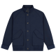 Navy Blue Button-Up Jacket